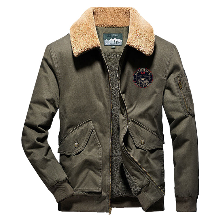 Fighter Jet 16 - Death From Above Designed Thick Bomber Jackets