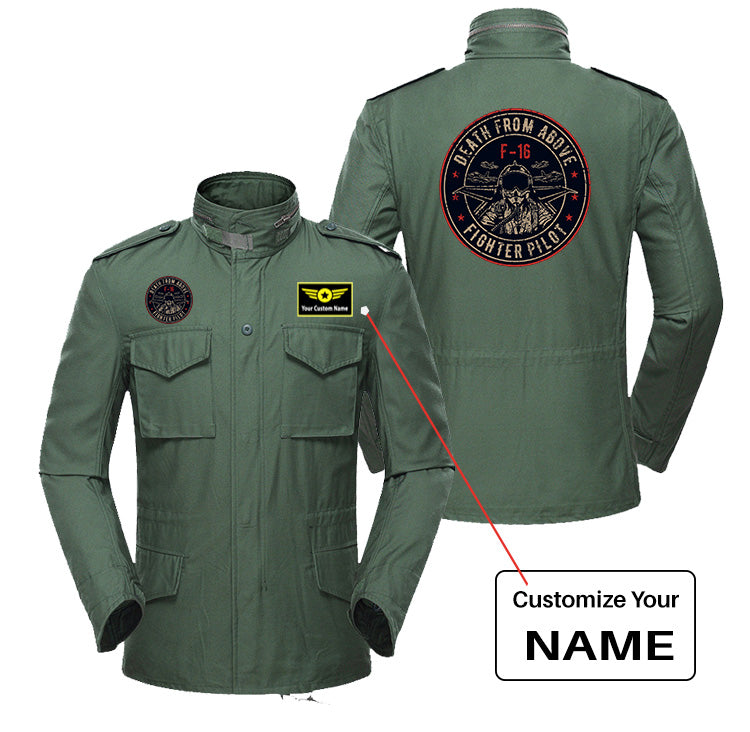 Fighter Jet 16 - Death From Above Designed Military Coats