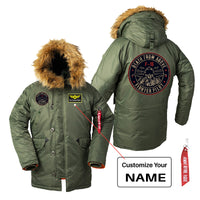 Thumbnail for Fighter Jet 16 - Death From Above Designed Parka Bomber Jackets