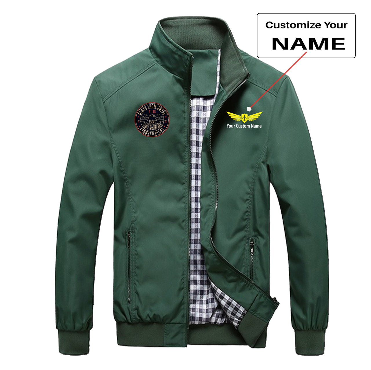 Fighting Falcon F16 - Death From Above Designed Stylish Jackets