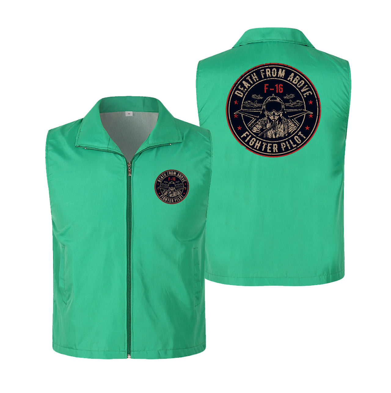 Fighter Jet 16 - Death From Above Designed Thin Style Vests