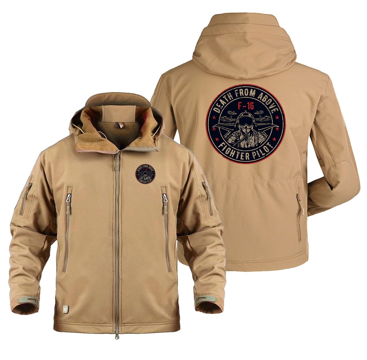 Fighter Jet 16 - Death From Above Designed Military Jackets (Customizable)