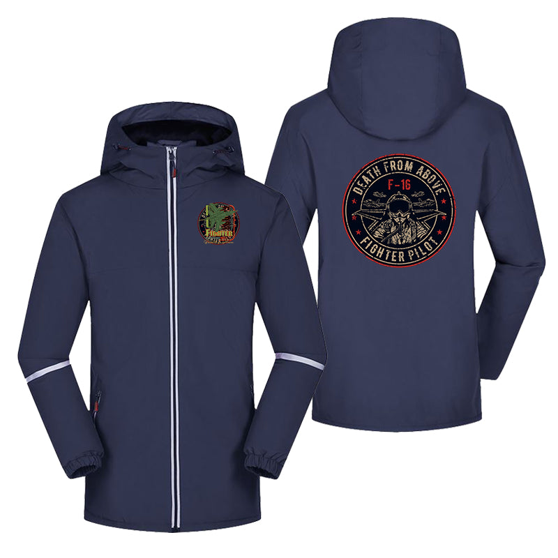 Fighter Jet 16 - Death From Above Designed Rain Coats & Jackets