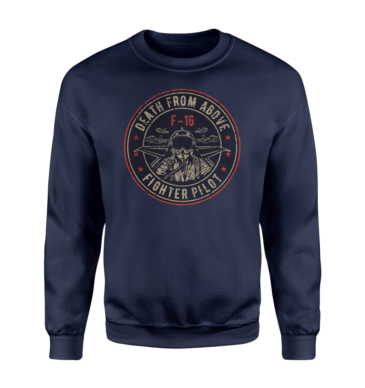 Fighting Falcon F16 - Death From Above Designed Sweatshirts