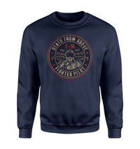 Thumbnail for Fighting Falcon F16 - Death From Above Designed Sweatshirts
