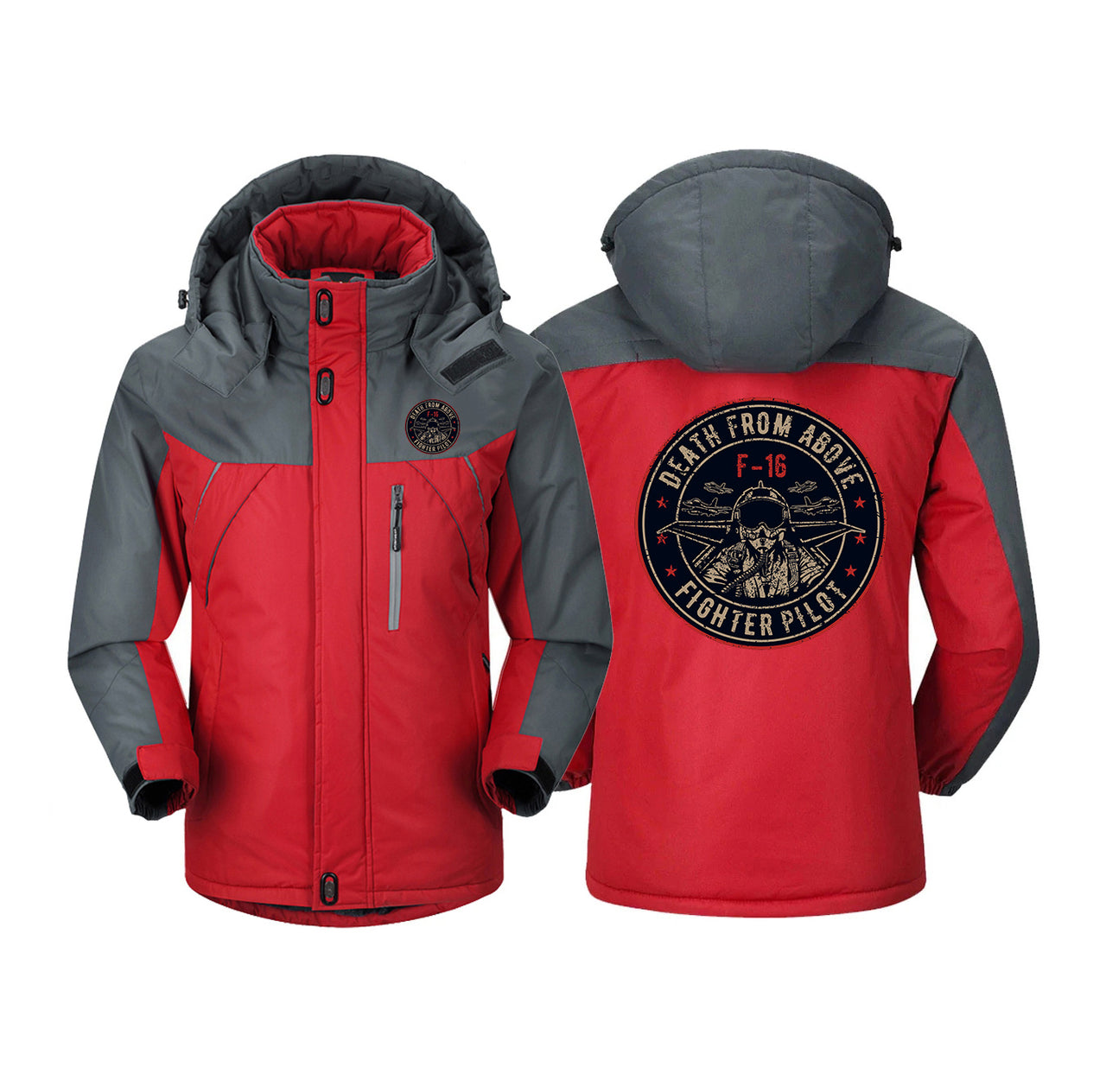 Fighter Jet 16 - Death From Above Designed Thick Winter Jackets