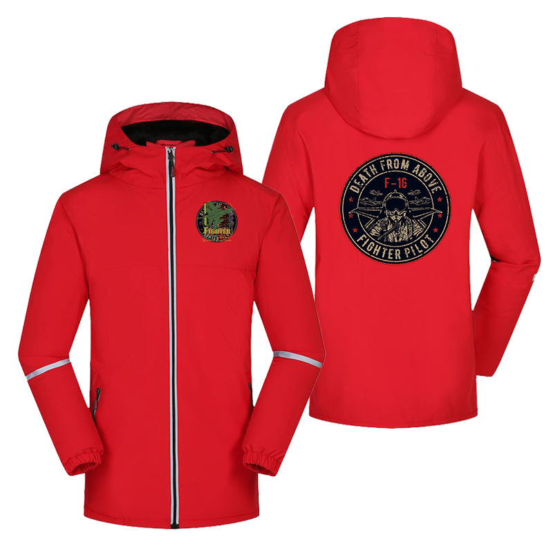 Fighter Jet 16 - Death From Above Designed Rain Coats & Jackets