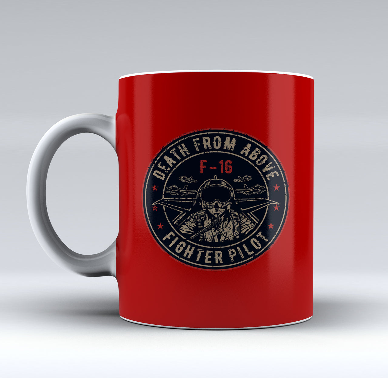 Fighting Falcon F16 - Death From Above Designed Mugs