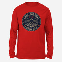 Thumbnail for Fighter Jet 16 - Death From Above Designed Long-Sleeve T-Shirts