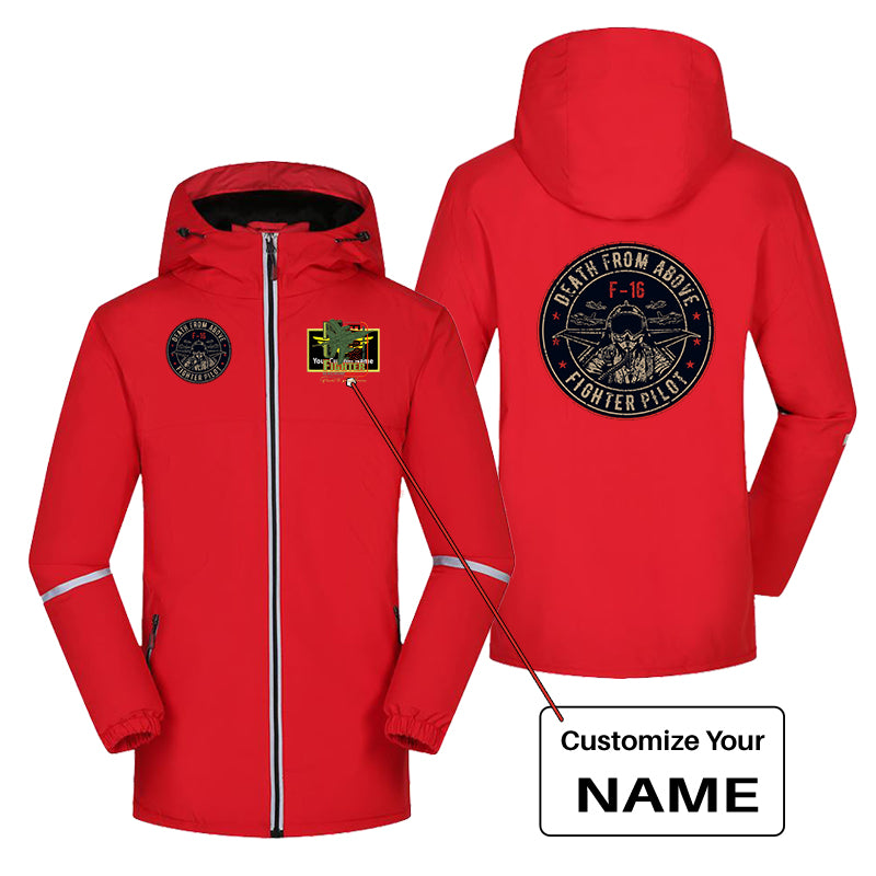 Fighter Jet 16 - Death From Above Designed Rain Coats & Jackets