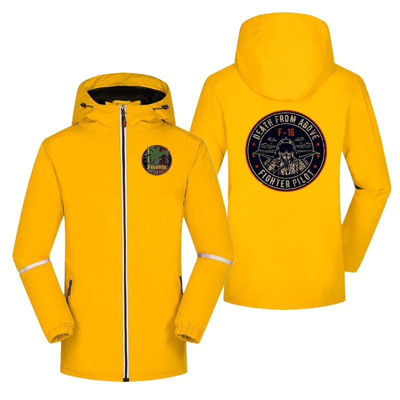 Fighter Jet 16 - Death From Above Designed Rain Coats & Jackets