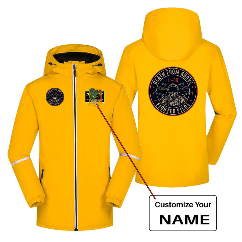 Fighter Jet 16 - Death From Above Designed Rain Coats & Jackets