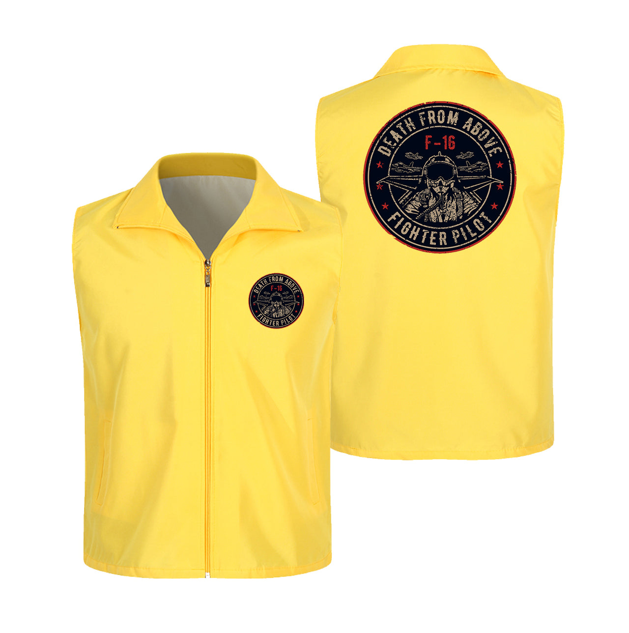 Fighter Jet 16 - Death From Above Designed Thin Style Vests