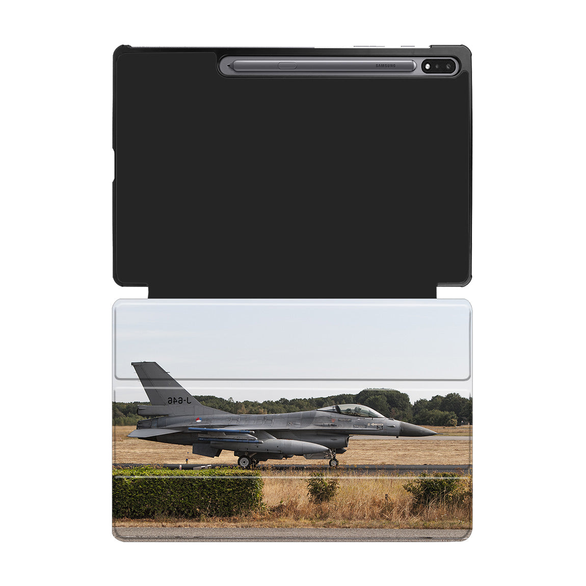 Fighting Falcon F16 From Side Designed Samsung Tablet Cases
