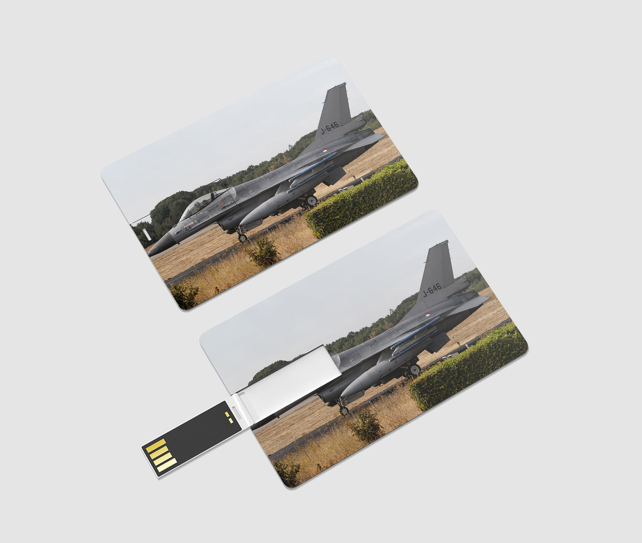 Fighting Falcon F16 From Side Designed USB Cards
