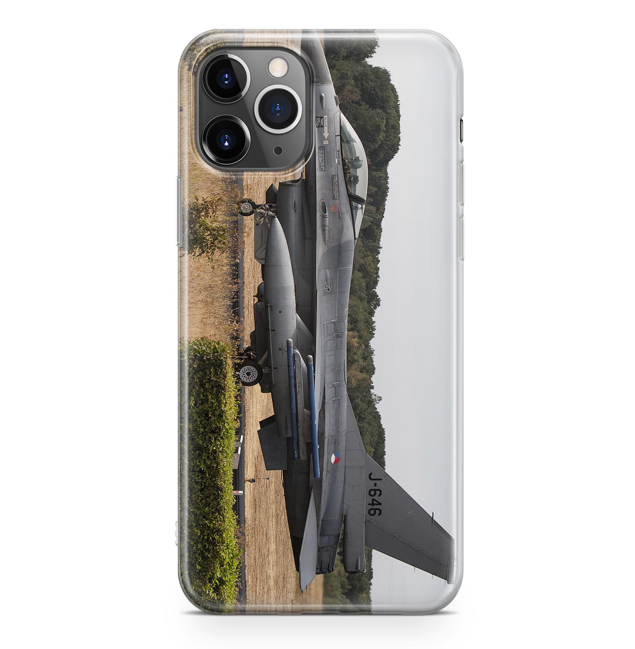 Fighting Falcon F16 From Side Designed iPhone Cases