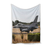 Thumbnail for Fighting Falcon F16 From Side Designed Bed Blankets & Covers