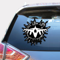 Thumbnail for Fighter Jet 16 Silhouette Designed Car Sticker