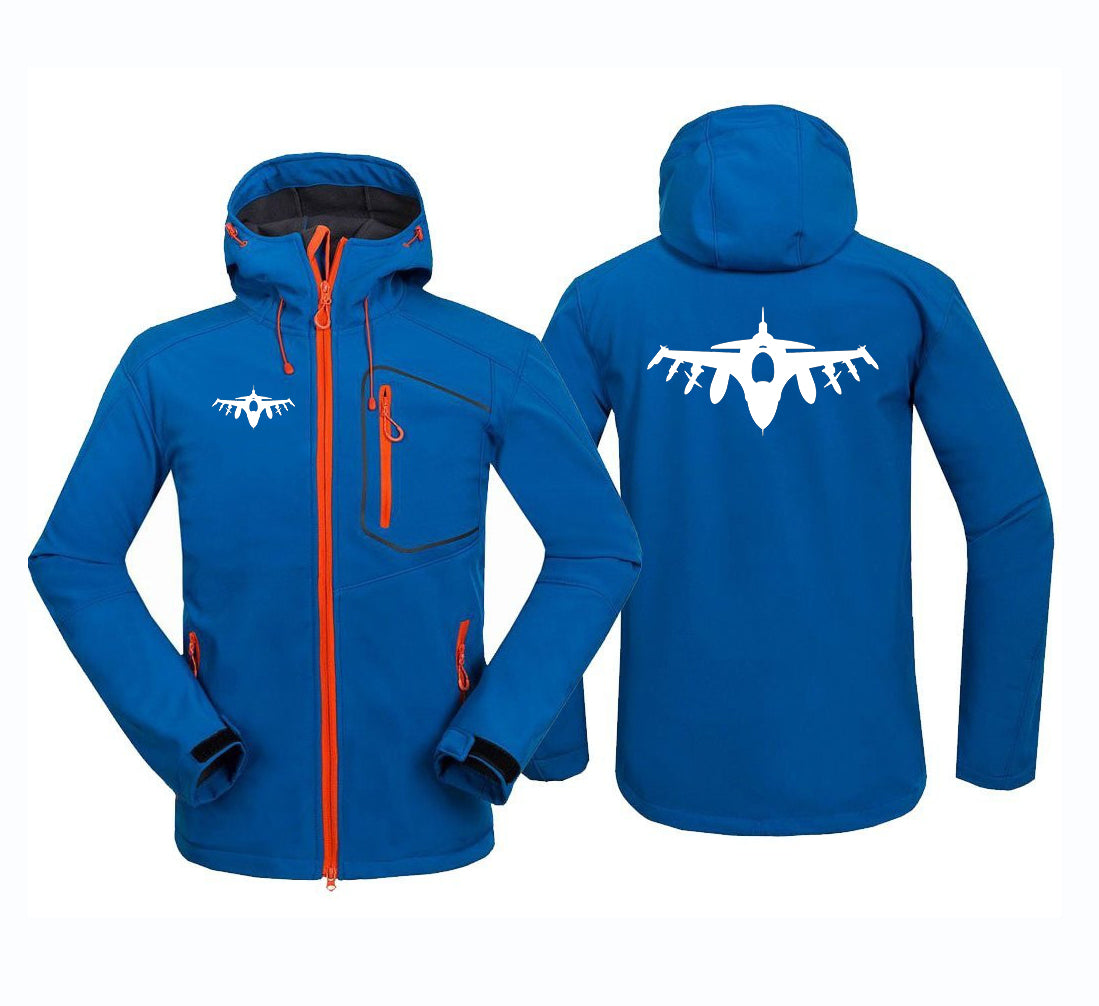 Fighting Falcon F16 Silhouette Polar Style Jackets