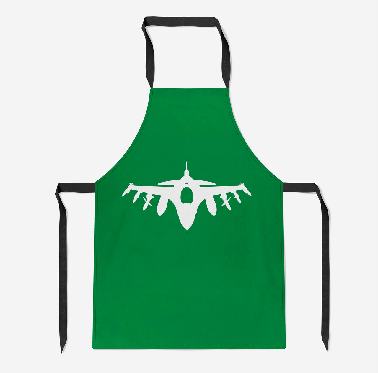Fighter Jet 16 Silhouette Designed Kitchen Aprons