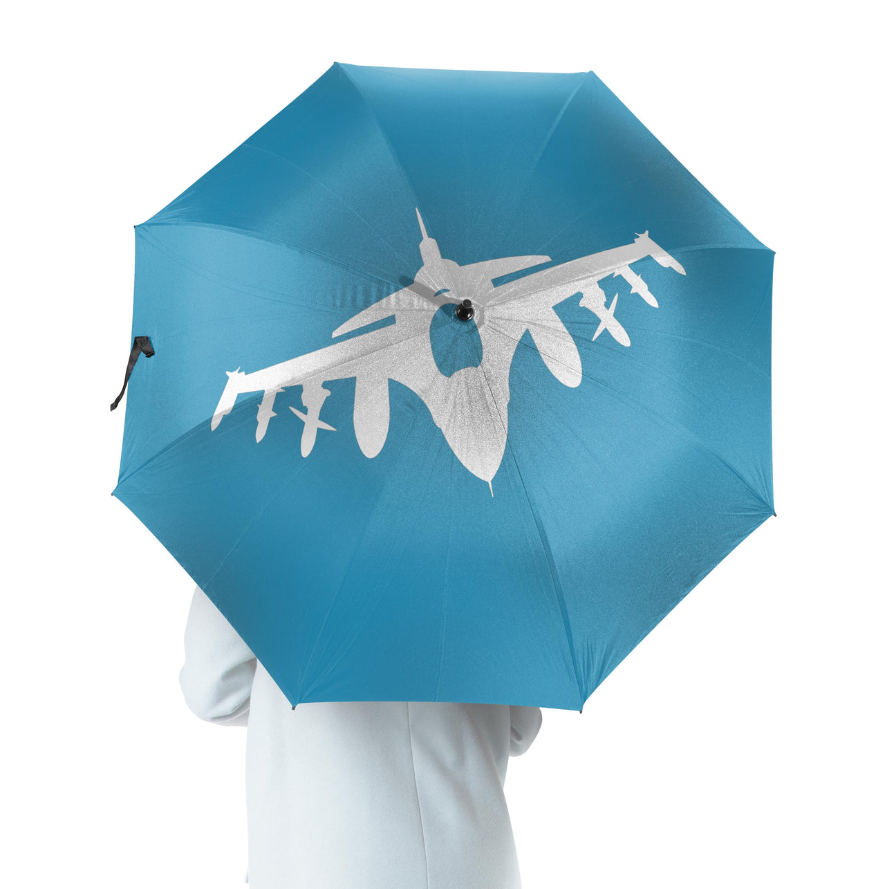 Fighter Jet 16 Silhouette Designed Umbrella