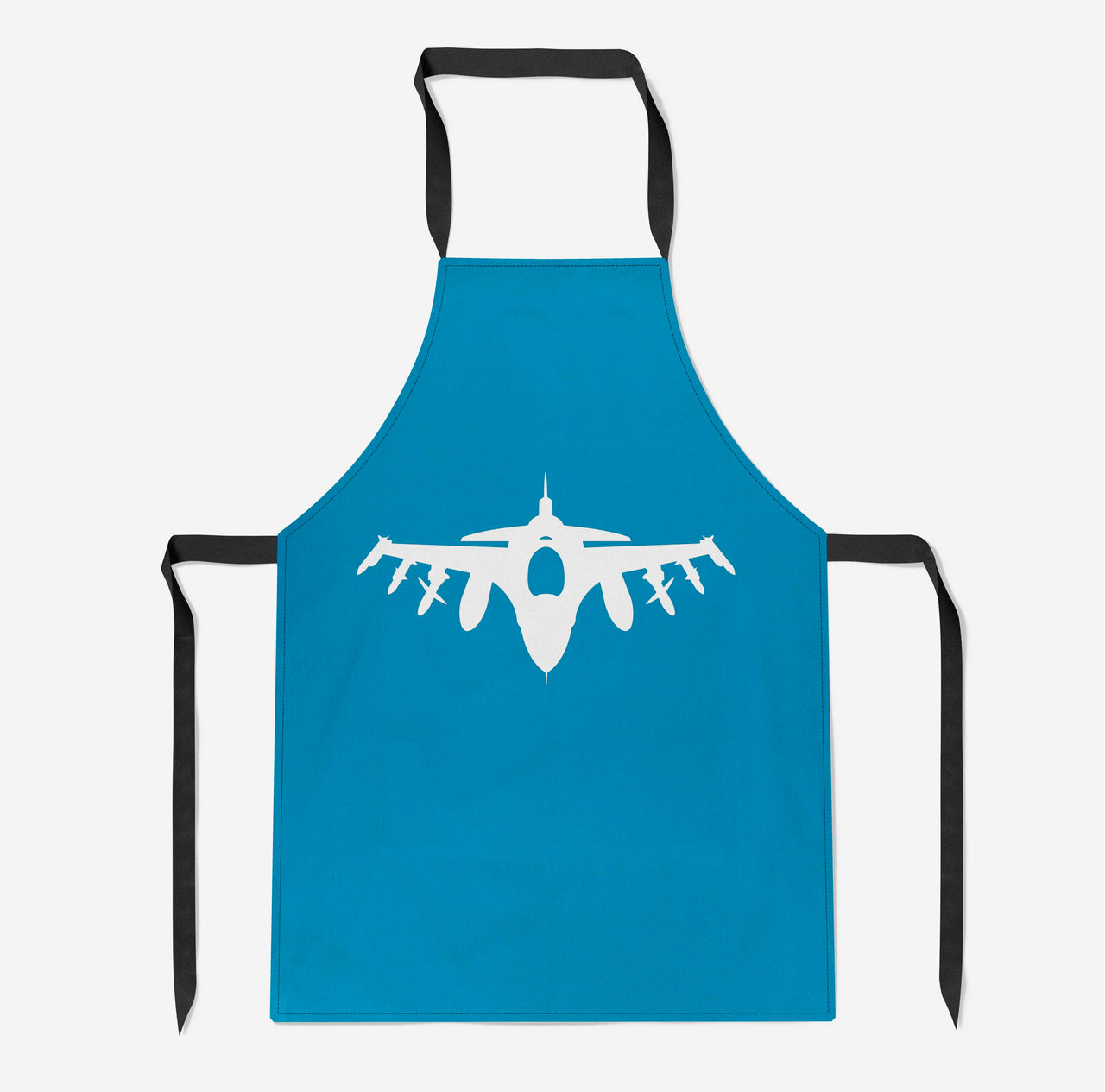 Fighter Jet 16 Silhouette Designed Kitchen Aprons