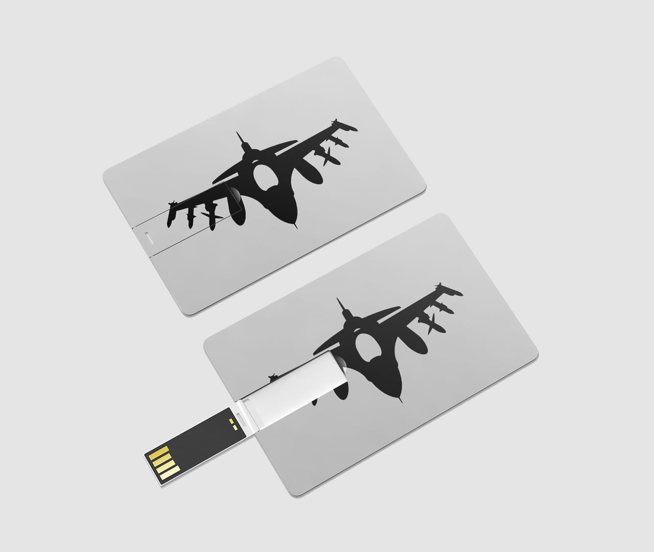 Fighting Falcon F16 Silhouette Designed USB Cards