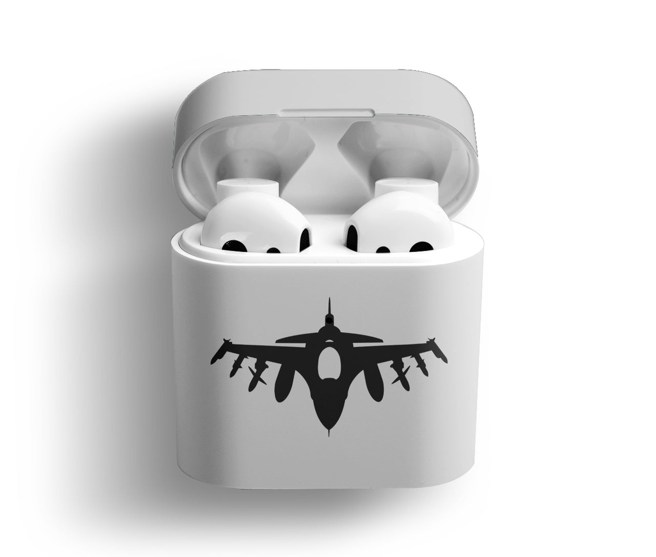 Fighter Jet 16 Silhouette Designed AirPods Cases