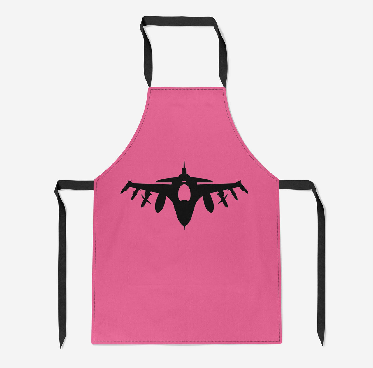 Fighter Jet 16 Silhouette Designed Kitchen Aprons