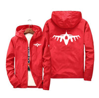 Thumbnail for Fighter Jet 16 Silhouette Designed Windbreaker Jackets