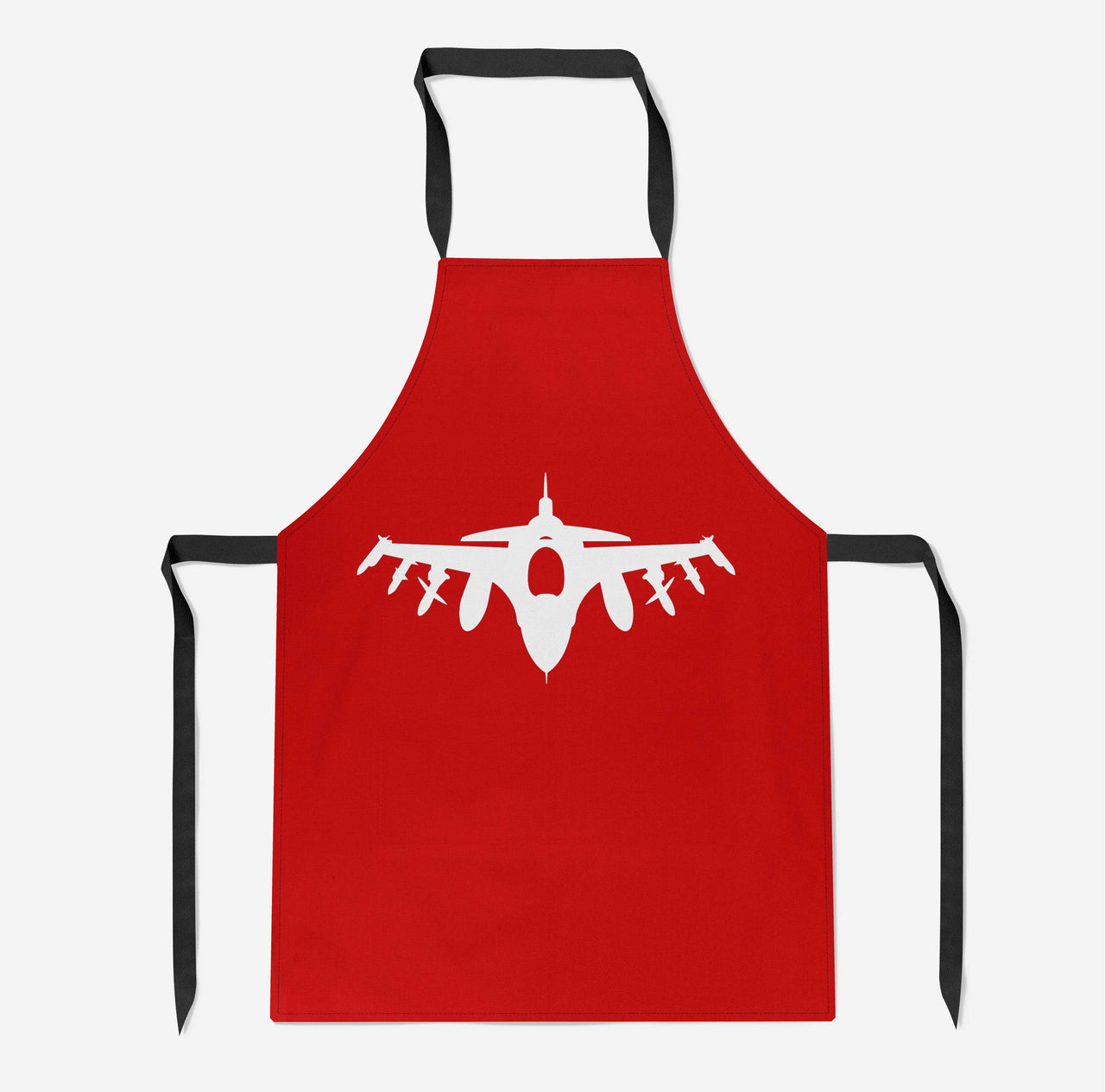 Fighter Jet 16 Silhouette Designed Kitchen Aprons