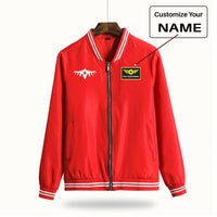 Thumbnail for Fighting Falcon F16 Silhouette Designed Thin Spring Jackets