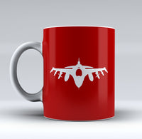 Thumbnail for Fighting Falcon F16 Silhouette Designed Mugs