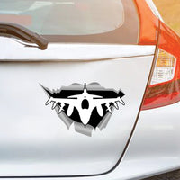 Thumbnail for Fighting Falcon F16 Silhouette (1) Designed Car Sticker