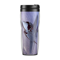 Thumbnail for Fighting Falcon F35 Captured in the Air Designed Travel Mugs