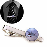 Thumbnail for Fighter Jet 35 Captured in the Air Designed Tie Clips