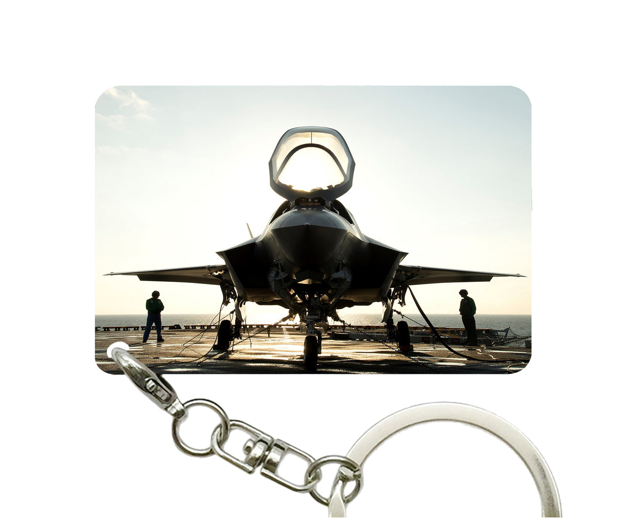 Fighter Jet 35 Designed Key Chains