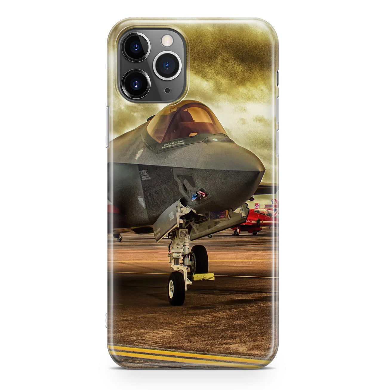 Fighter Jet 35 at Airbase Designed iPhone Cases