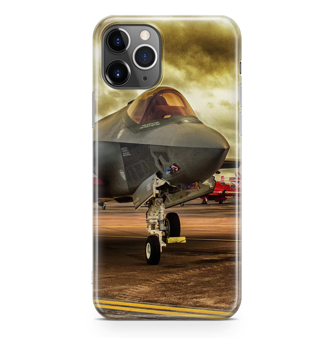 Fighting Falcon F35 at Airbase Designed iPhone Cases