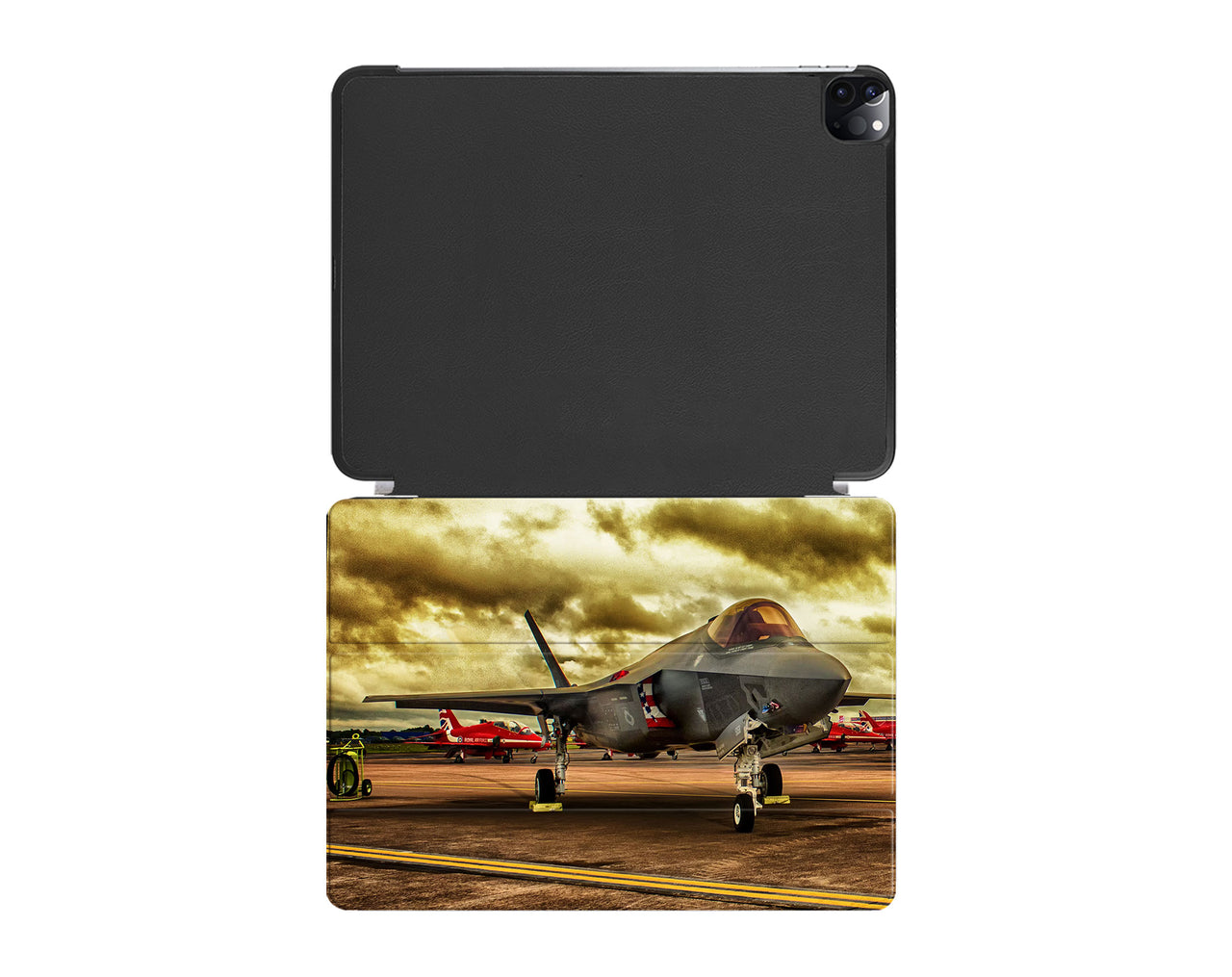 Fighting Falcon F35 at Airbase Designed iPad Cases