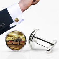 Thumbnail for Fighting Falcon F35 at Airbase Designed Cuff Links