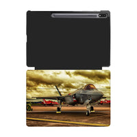 Thumbnail for Fighting Falcon F35 at Airbase Designed Samsung Tablet Cases