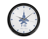 Thumbnail for Fighting Falcon F-15 Printed Wall Clocks Aviation Shop 