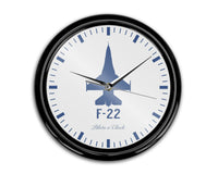 Thumbnail for Fighting Falcon F22 Printed Wall Clocks Aviation Shop 