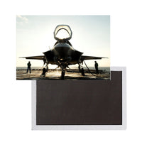 Thumbnail for Fighting Falcon F35 Printed Magnet Pilot Eyes Store 