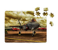Thumbnail for Fighting Falcon F35 at Airbase Printed Puzzles Aviation Shop 