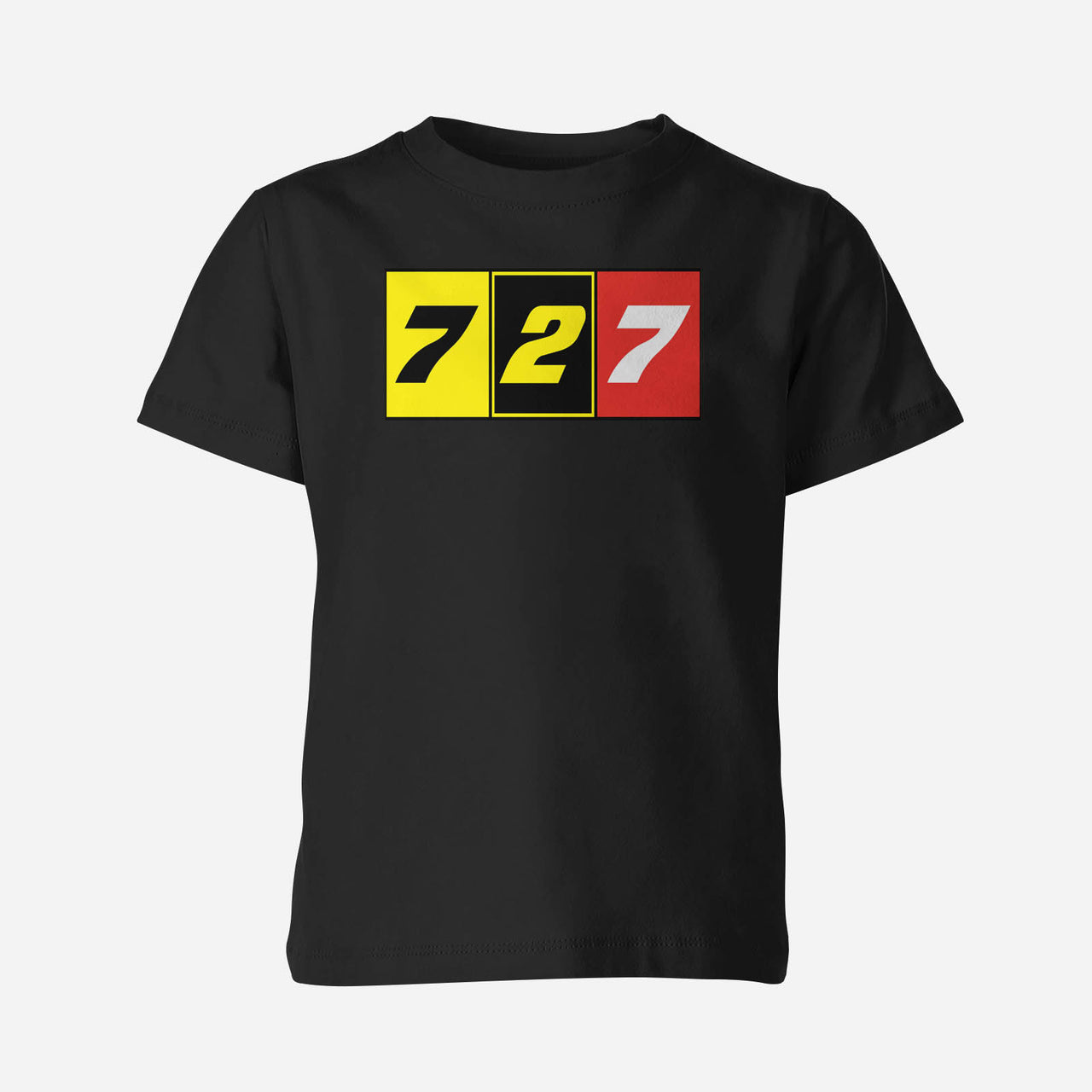 Flat Colourful 727 Designed Children T-Shirts