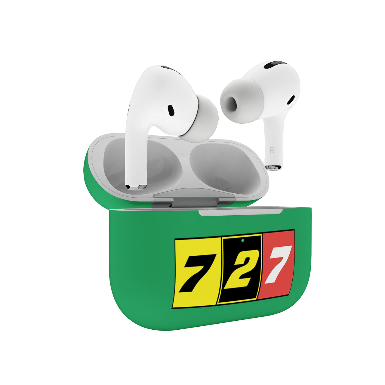 Flat Colourful 727 Designed AirPods  Cases