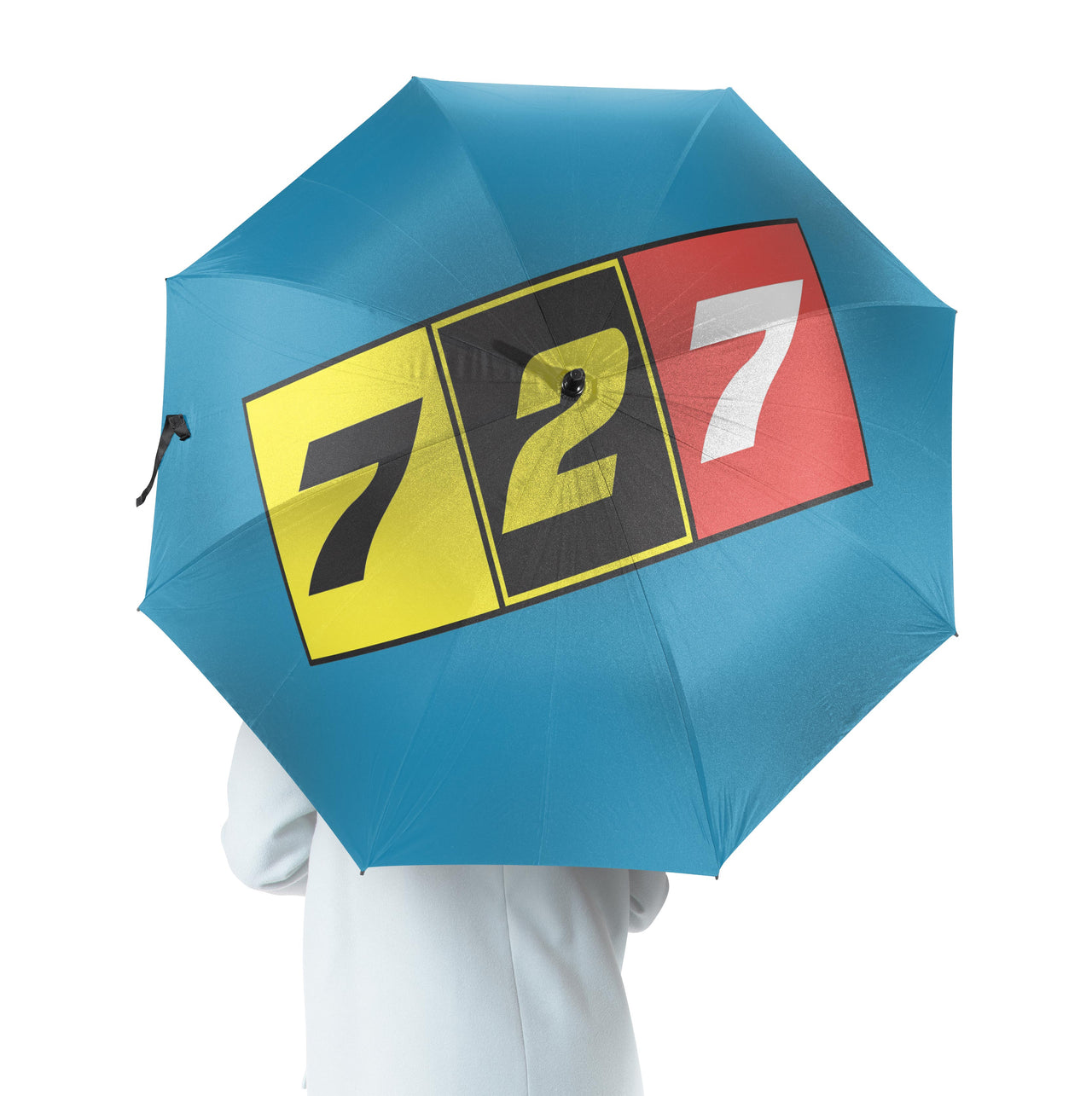 Flat Colourful 727 Designed Umbrella