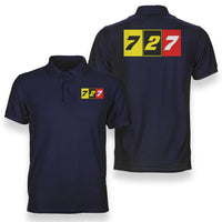 Thumbnail for Flat Colourful 727 Designed Double Side Polo T-Shirts